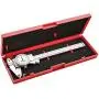 Starrett Dial Caliper Measuring Tool 3202-6, Hardened Stainless Steel Metal, 6 Inch Range, 0.001'' Graduation, Measure Inside Outside Dimensions and Depth, Carry Case Included, White