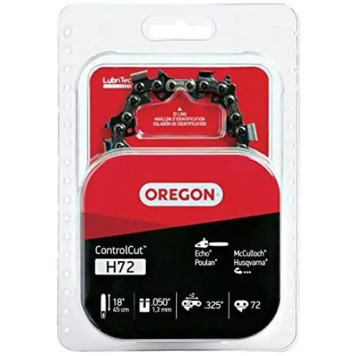 Oregon H72 ControlCut 18-Inch Chainsaw Chain Fits Craftsman, Echo, Homelite, McCulloch, Poulan