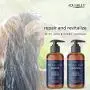 Aquableu Raw Apple Cider Vinegar Shampoo and Conditioner Set - Clarifying - Anti Frizz & Dandruff - Promotes Hair Growth - No Sulfate or Parabens - Safe for Color Treated Hair - Men & Woman 16oz