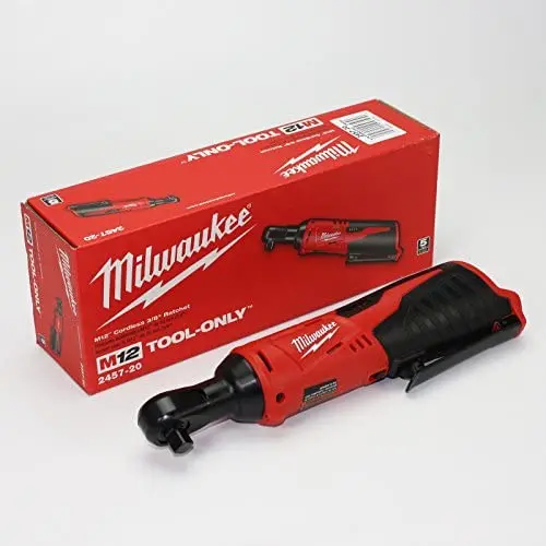 Milwaukee 2457-20 M12 Cordless 3/8'' Lithium-Ion Ratchet (Bare Tool)