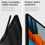 Spigen Tough Armor Pro Designed for Galaxy Tab S7 Case with S Pen Holder (2020) - Black