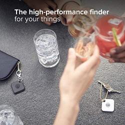 Tile Pro (2020) 4-pack - High Performance Bluetooth Tracker, Keys Finder and Item Locator for Keys, Bags, and More; 400 ft Range, Water Resistance and 1 Year Replaceable Battery