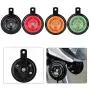 12V 110dB Small Motorcycle Horn, Universal 435HZ Loud Snail Horn Car Snail Air Horn Waterproof Snail Horn Loudspeaker for Car Vehicle Truck Motorcycle(Red)