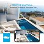Outdoor Security Camera, Wansview 1080P Wireless WiFi Home Surveillance Waterproof Camera with Night Vision, Motion Detection, Remote Access, Compatible with Alexa-W4, White