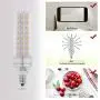 E12 LED Bulbs, 16W LED Candelabra Bulb 120 Watt Equivalent,1400lm, Decorative Candelabra Base E12 Non-Dimmable LED Chandelier Bulbs, Warm White 3000K, LED Corn Lamp, Pack of 4