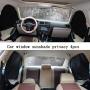 ZATOOTO Car Side Window Sun Shades - 4 Pcs Front Rear Magnetic Privacy Sunshades Black Silver SUV Windshield Curtain for Baby Kids