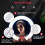 18 inch LED Ring Light with Tripod Stand Dimmable Makeup Selfie Ring Light for Studio Portrait YouTube Vlog Video Shooting with Carrying Bag and Remote Controller