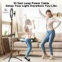 10.2 inch Selfie Ring Light with Tripod Stand & 2 Phone Holders, LETSCOM Dimmable Led Beauty Camera Ringlight for Makeup/Photography/YouTube Videos/Vlog/TIK Tok/Live, Compatible with iPhone & Android