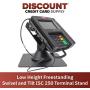 DCCStands Low Freestanding Swivel and Tilt Ingenico ISC 250 Terminal Stand