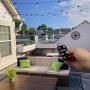 Brightech Dimmer with Remote for Our Ambience Pro LED String Lights - Commercial Grade Dimmer Rated at 150 Watts - Create a Welcoming Atmosphere with Multiple Levels of Brightness