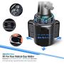 [Upgraded Version] Cup Holder Phone Mount,Miracase Long Neck Never Shake Car Cup Phone Holder Cradle Car Mount for iPhone 12/12 Pro max/11 Pro/XR/XS Max/X/8/7 Plus/6/Samsung S10/Note 9/S8/S7,GPS etc
