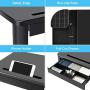 Marbrasse Monitor Stand Riser Laptop Stand for Desk - 3 Height Adjustable Monitor Riser with Drawer and Phone Holder, Desktop Stand for Home & Office Supplies