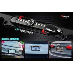Backup Camera Car Dash Security Sensor Camera License Plate Frame Camera Car Rear View Camera Waterproof Backup Camera led Reverse Camera with 8 LED Night Version Auto Reverse