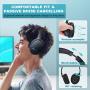 Wireless Headphones for TV Watching with Optical Bluetooth Transmitter, makemate BKM200 Digital TV Headsets, Easy Plug & Charge, up to 165ft Wireless Range, Crystal Stereo for Most TVs - Black