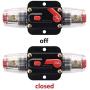 RKURCK 12V DC 20 Amps Car Audio Inline Circuit Breaker Fuse for System Protection 20A (2 Pack)