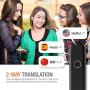 Cheetah CM Smart Instant Language Translator Device (UV Black) Portable Foreign Language Real-Time 2-Way Translations [Support 42 Languages/Voice Operated]
