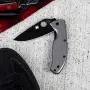 Flytanium Carbon Fiber Scales for Tenacious Knife