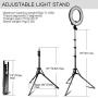 Ring Light Kit, SAMTIAN 14 Outer Selfie LED Ringlight with Stand 180° Dimmable Live Streaming Lighting Remote, Carrying Bag for Camera,Phone,YouTube,TikTok,Makeup,Video Recording