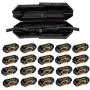 20 Pk Black CordSafe Electrical Extension Cord Protective Safety Cover Water-Resistant, Indoor Outdoor, Cord Fastening, Cord Retention Management AV, Patio String Lights Holiday Wedding Event Lights 20 Pk Black CordSafe Electrical Extension Cord Protective Safety Cover Water-Resistant, Indoor Outdoor, Cord Fastening, Cord Retention Management AV, Patio String Lights Holiday Wedding Event Lights