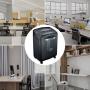 Bonsaii Updated 60-Minute Heavy-Duty Micro-Cut Paper Shredder, 14-Sheet Shredding Capacity for Office and Home Use, Destroys Credit Card/Staples/Clips, 6-Gallon Pullout Wastebasket, Black (C149-D)
