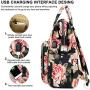 Laptop Backpack,15.6 Inch Stylish College School Backpack with USB Charging Port,Water Resistant Casual Daypack Laptop Backpack for Women/Girls/Business/Travel (Flower Pattern) Laptop Backpack,15.6 Inch Stylish College School Backpack with USB Charging Port,Water Resistant Casual Daypack Laptop Backpack for Women/Girls/Business/Travel (Flower Pattern)