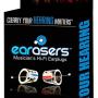 Earasers Earplugs for Musicians, Concerts, Motorcycles, Hunting, Sports and Fitness, Workplace and for Noise Sensitivity Conditions and More (Large) w/a Free Case and Spot Cleaning Cloth