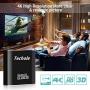 HDMI Splitter 1 in 2 Out - Techole 4K Aluminum Ver1.4 HDCP, Powered HDMI Splitter Supports 3D 4K@30HZ Full HD1080P for Xbox PS4 PS3 Fire Stick Roku Blu-Ray Player Apple TV HDTV