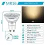Ascher GU10 LED Light Bulbs, 50W Halogen Bulbs Equivalent, 4W, 400 Lumens, Non-Dimmable, 2700K Warm White, 120° Beam Angle, LED Bulbs for Recessed Track Lighting , GU10 Base, Pack of 5 Ascher GU10 LED Light Bulbs, 50W Halogen Bulbs Equivalent, 4W, 400 Lumens, Non-Dimmable, 2700K Warm White, 120° Beam Angle, LED Bulbs for Recessed Track Lighting , GU10 Base, Pack of 5