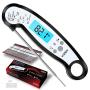 Kizen Meat Instant Read Thermometer - Best Waterproof Alarm Thermometer with Backlight & Calibration. Kizen Digital Food Thermometer for Kitchen, Outdoor Cooking, BBQ, and Grill!¡¦