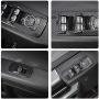 Car Window Lift Switch Panel Decoration Frame Cover Trim for 2015 2016 2017 2018 Ford F150 Accessories (Carbon Fiber)