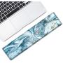 iLeadon Keyboard Wrist Rest Pad, Ergonomic Wrist Support with High Density Memory Foam & Stitched Edges, 16.5 x 3.5-inch 1.8cm Thick for Gaming Working Typing Wrist Pain Pressure Ease, Gilding Marble iLeadon Keyboard Wrist Rest Pad, Ergonomic Wrist Support with High Density Memory Foam & Stitched Edges, 16.5 x 3.5-inch 1.8cm Thick for Gaming Working Typing Wrist Pain Pressure Ease, Gilding Marble