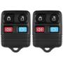 SCITOO 2X 4 Button Keyless Entry Remote Key Fob fit for Ford Crown Victoria Ford Edge Ford Escape GQ43VT11T CWTWBU331 CWTWB1U345