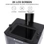 VOXELAB Proxima 6.08in 2K Monochrome LCD 3D Printer UV Photocuring Resin Printer with Full Grayscale Anti-aliasing & UV LED Light Source & Off-line Print 5.11in(L) x 3.22in(W) x 6.10in(H) Print Size