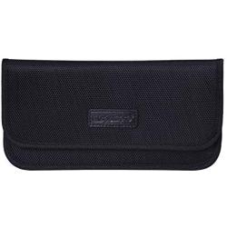 Faraday Bag, Wisdompro RFID Signal Blocking Bag Shielding Cage Pouch Wallet Case for Cell Phone Privacy Protection and Car Key FOB, Anti-Tracking, Anti-Spying Case Blocker - Black