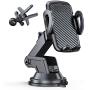 Car Phone Holder, CTYBB Universal Phone Holder for Car Dashboard Windshield Air Vent Compatible with iPhone 12 11 pro/11 pro max/xr/8/8 Plus/se, Samsung Galaxy S10 Plus/S10e/S9/S20 and More