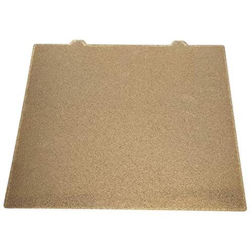 Yanmis 3D Printer Parts, Heated Bed Steel Sheet 300x300mm Double-Sided Textured for 3D Printer Accessory