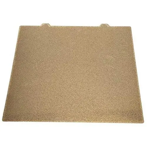 Yanmis 3D Printer Parts, Heated Bed Steel Sheet 300x300mm Double-Sided Textured for 3D Printer Accessory