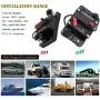 ANJOSHI 30 Amp Circuit Breaker 20A-300A with Manual Reset Waterproof Inline Fuse Inverter for Marine Trolling Motors Boat ATV Manual Power 12V-48VDC