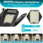 2-Pack LED Garage Lights, New Four Leaf Deformable 120W LED Garage Light, 12000 LM 6500K Quadruple Glow LED Garage Light Ceiling Lights for Garage Basement Workshop, Warehouse, Workshop and Yard 2-Pack LED Garage Lights, New Four Leaf Deformable 120W LED Garage Light, 12000 LM 6500K Quadruple Glow LED Garage Light Ceiling Lights for Garage Basement Workshop, Warehouse, Workshop and Yard