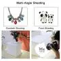 YOTTO Photo Studio Light Box,Photo Shooting Tent kit,Portable Folding Home Photography Light Tent kit with White/Warm/Soft Lighting + 6 Color Backgrounds for Jewellery,Accessories,Toys and Small Items
