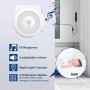 WiFi Video Doorbell Receiver, YIROKA Camera Video Chime with 58 Ringtones, 4 Adjustable Volume Levels, Night Light, White Receiver(Doorbell Receiver only)