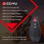 cciyu 2PCS Uncut 3 Buttons Keyless Entry Remote Fob Replacement for C hrysler/for D odge (M3N5WY783X)