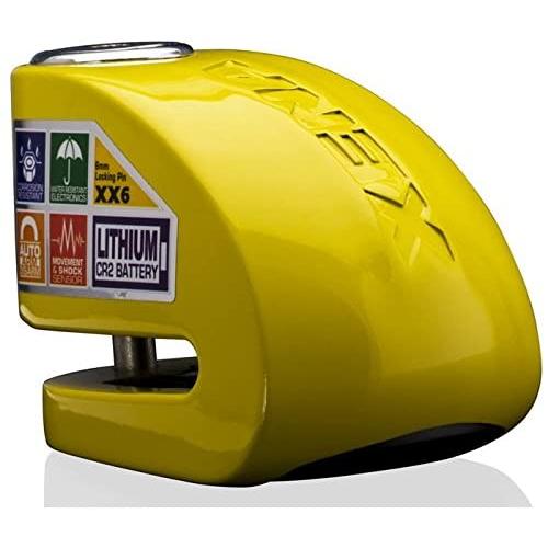 XENA - Motorcycle Disc Lock Alarm Yellow