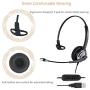 USB Headset with Noise Cancelling Microphone and Volume Controller for Conference Calls Softphone Conversation Clear Chat Online Course etc
