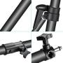 Neewer Wall Mounting Triangle Boom Arm for Photography Strobe Light, Monolight, Softbox, Umbrella, Reflector and Ring Light, Support 180 Degree Rotation, Max Length 4 Feet/125cm (Black)