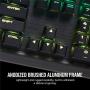 Corsair K70 RGB MK.2 Rapidfire Mechanical Gaming Keyboard - USB Passthrough & Media Controls - Fastest & Linear - Cherry MX Speed - RGB LED Backlit