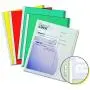 C-Line Report Covers with Binding Bars, Assorted Color Vinyl, White Bars, 8.5 x 11 Inches, 50 per Box (32550)