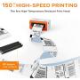 Comer Shipping Label Printer - Commercial Grade Direct Thermal High Speed Printer for Barcodes,Labels,Mailing,Shipping and More-150mm/s-4x6 Printer