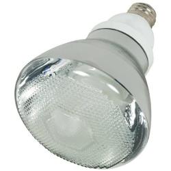 Satco S7275 23-Watt Medium Base BR38 Reflector, 4100K, 120V, Equivalent to 85-Watt Incandescent Lamp with U.L. Wet Location Listed