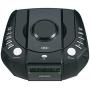 Jensen JCR-310 AM/FM Stereo Dual Alarm Clock Radio with Top Loading CD Player, Digital Tuner and Aux Input, Black